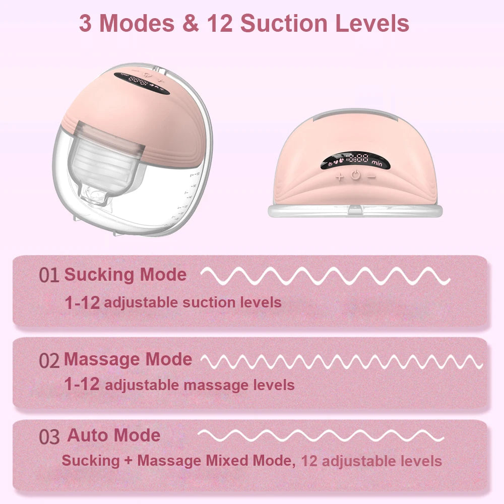 Hands-Free Silent Wearable Breast Pump – BPA-Free & Portable