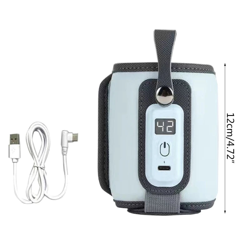 USB Baby Bottle Warmer – Portable Milk Heater for Travel