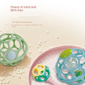 Baby Soft Rattle Ball Toy - Sensory & Teething for 0-12M