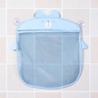 Elephant Shape Baby Bath Toy Water Spray with Mesh Storage