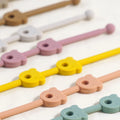 2PCS Baby Pacifier Clip | BPA-Free Silicone Teether Chain