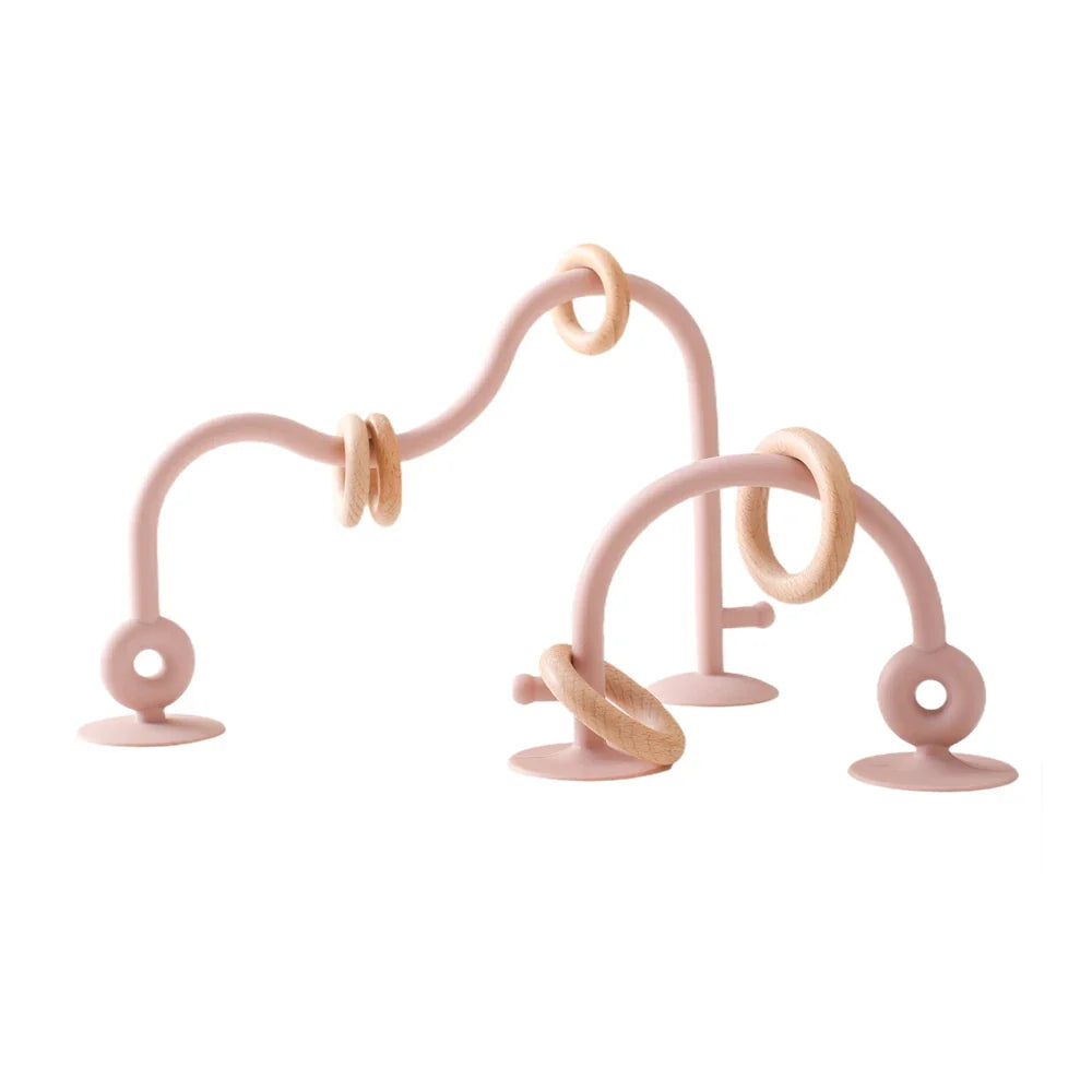 Montessori Baby Toy - Silicone Teether & Bead Maze Track
