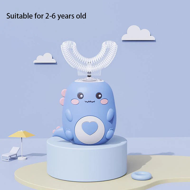 Kids U-Shaped Electric Toothbrush 360° Sonic Rechargeable