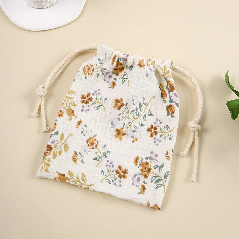 Cotton Baby Diaper Caddy Organizer – Nappy Bag Pouch