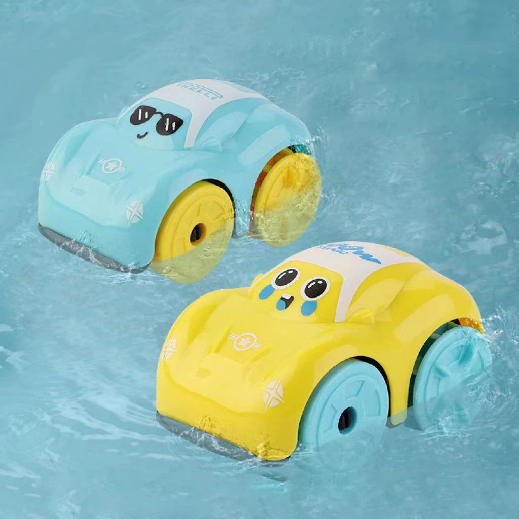 Bath Toy Car for Kids – Floating Clockwork Amphibious Fun