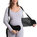 M-XXL Lumbar Back Brace Belt for Pregnant Women - Black