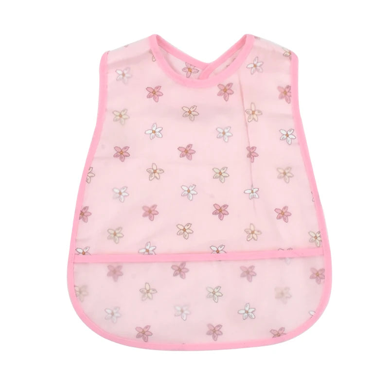 Cute Waterproof Baby Bib – Adjustable EVA Feeding Apron