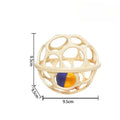 Baby Soft Rattle Ball Toy - Sensory & Teething for 0-12M