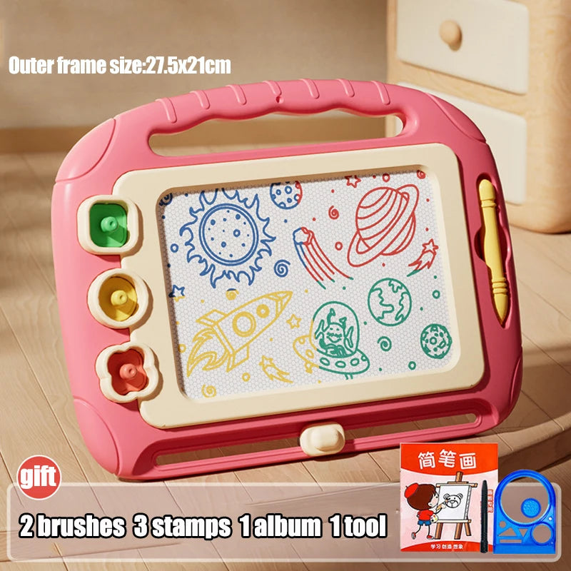 Magnetic Drawing Board Baby Puzzle Montessori Toy for Kids