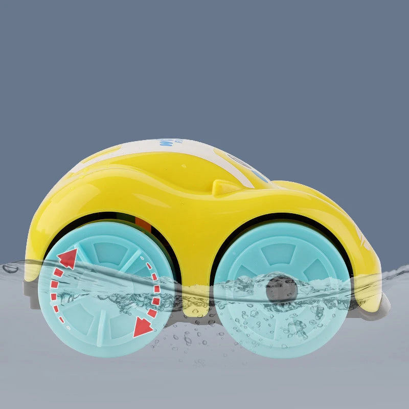 Bath Toy Car for Kids – Floating Clockwork Amphibious Fun
