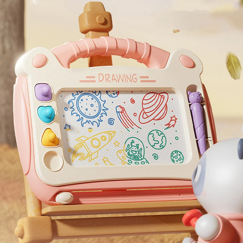 Magnetic Drawing Board Baby Puzzle Montessori Toy for Kids