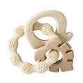 Baby Silicone Teether Ring BPA-Free | Cartoon Rattle Toy