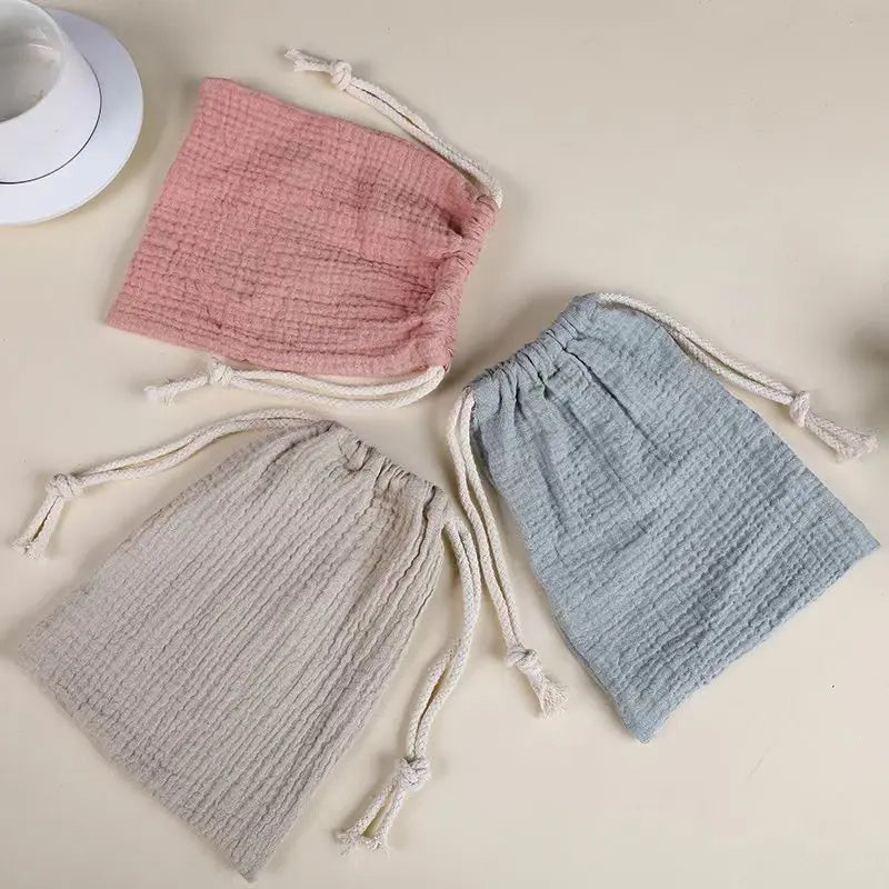 Cotton Baby Diaper Caddy Organizer – Nappy Bag Pouch