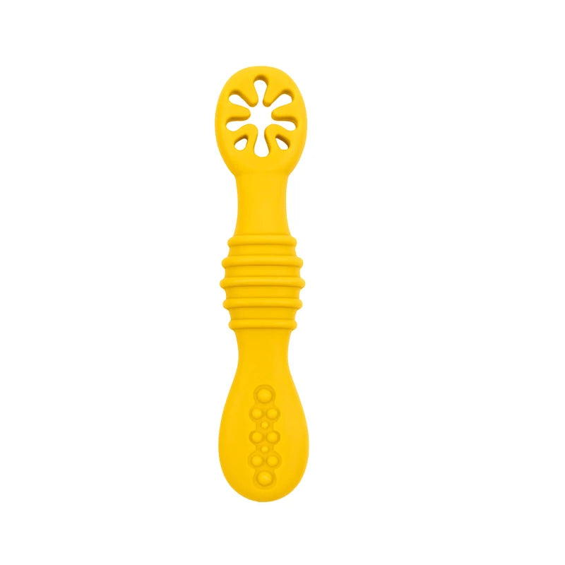 2PCS Baby Silicone Training Spoons | Kids Feeding Set