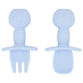 2PCS Baby Silicone Training Spoons | Kids Feeding Set