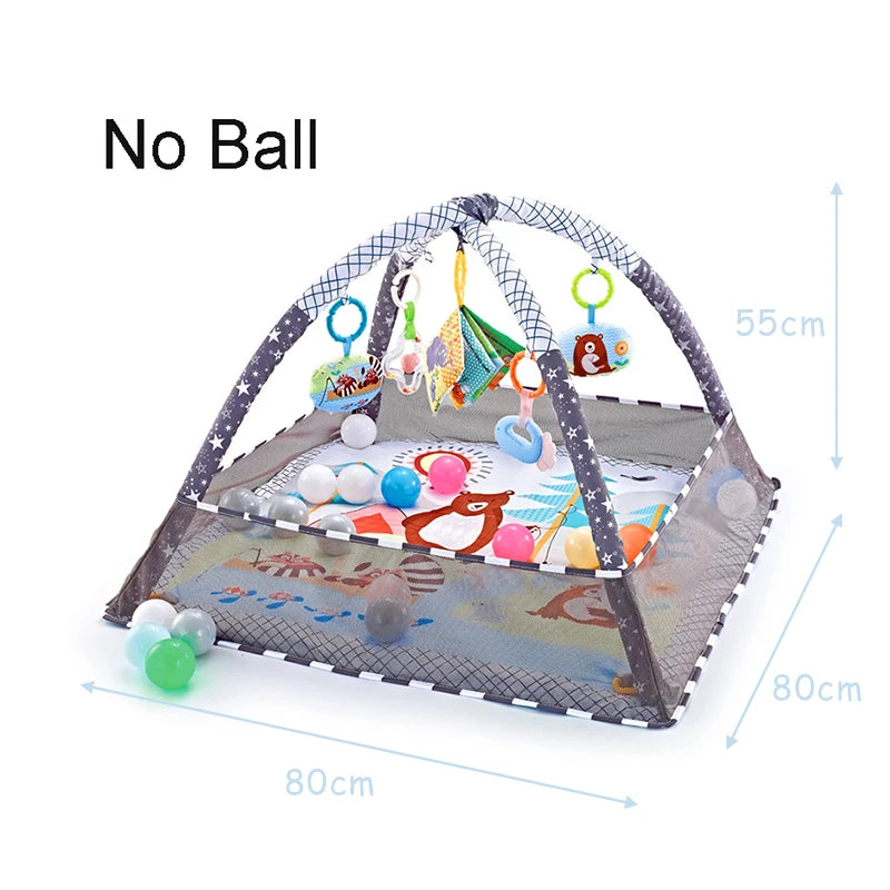 Kids Activity Play Mat Rack Educational Fitness Gym for Infants