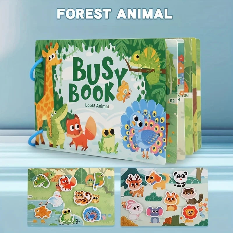 Montessori Quiet Book Toy – Early Learning for Toddlers