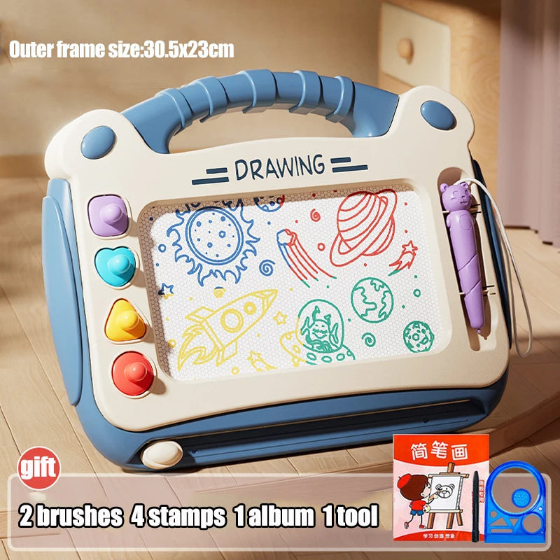 Magnetic Drawing Board Baby Puzzle Montessori Toy for Kids