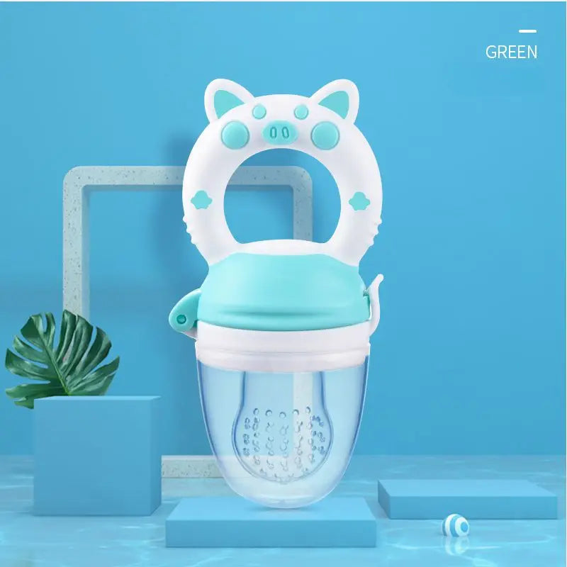 Baby Feeder Spoon Juice Pacifier Cup | Fruit Silicone Pacifier
