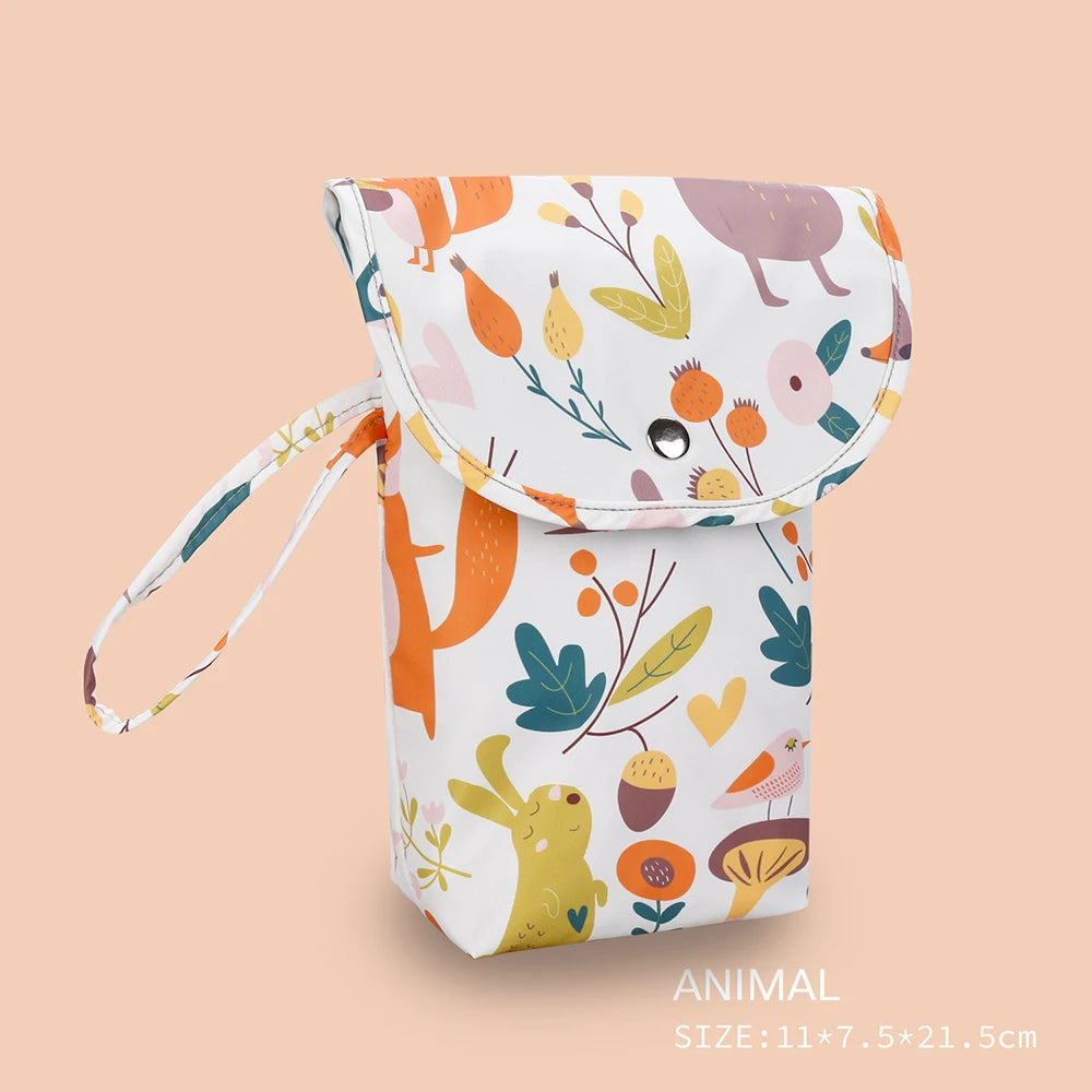 Reusable Waterproof Baby Diaper Bag Organizer for Wet/Dry