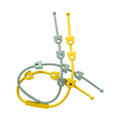 2PCS Baby Pacifier Clip | BPA-Free Silicone Teether Chain