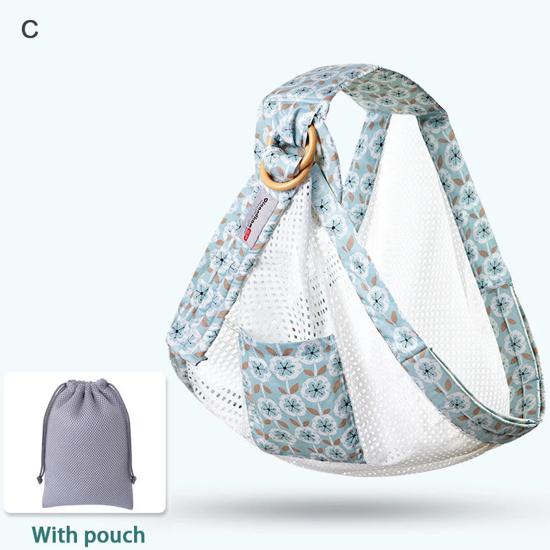 Baby Sling Wrap & Nursing Cover – Mesh, 0-36M, 130 Lbs