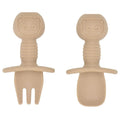 2PCS Baby Silicone Training Spoons | Kids Feeding Set
