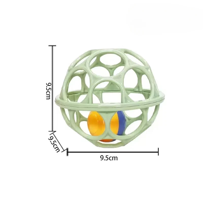 Baby Soft Rattle Ball Toy - Sensory & Teething for 0-12M
