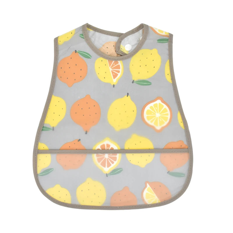 Cute Waterproof Baby Bib – Adjustable EVA Feeding Apron