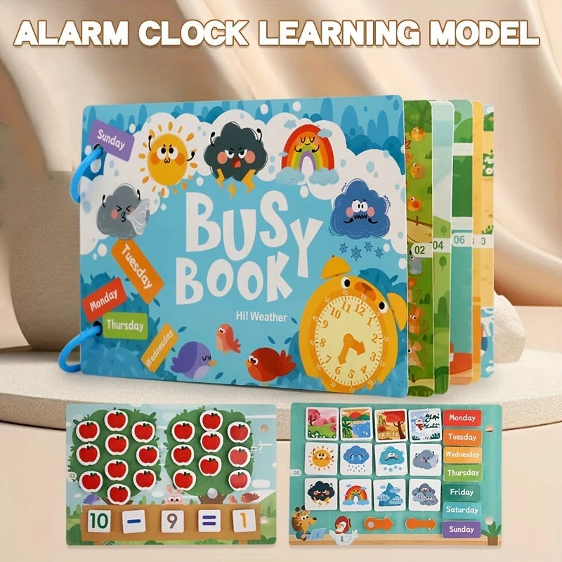 Montessori Quiet Book Toy – Early Learning for Toddlers