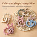 Baby Silicone Teether Ring BPA-Free | Cartoon Rattle Toy