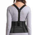 M-XXL Lumbar Back Brace Belt for Pregnant Women - Black