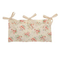 Baby Crib Storage Bag - Cotton Organizer for Diapers & Toys
