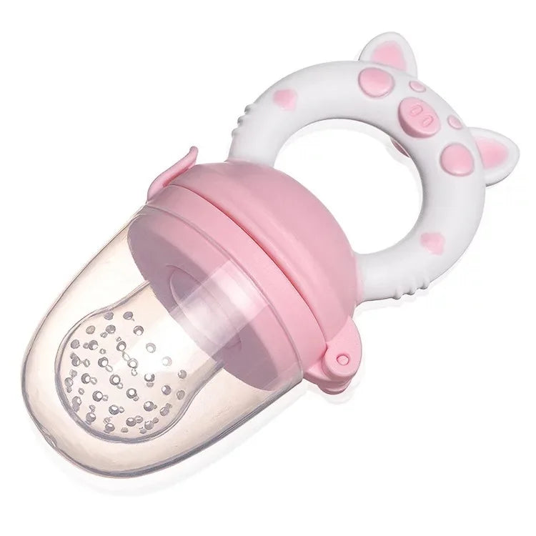 Baby Feeder Spoon Juice Pacifier Cup | Fruit Silicone Pacifier