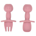 2PCS Baby Silicone Training Spoons | Kids Feeding Set