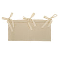 Baby Crib Storage Bag - Cotton Organizer for Diapers & Toys