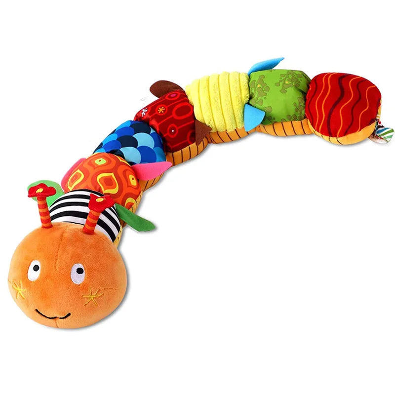 Baby Rattle Musical Caterpillar Plush Toy for Newborns & Toddlers