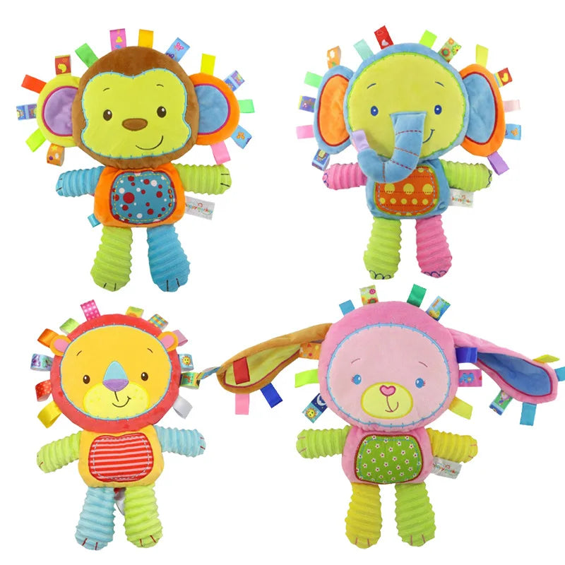 Plush Rattle Toy – Soft Sensory Gift for Babies