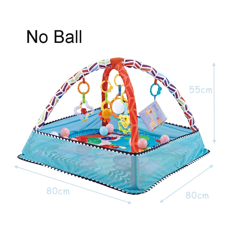 Kids Activity Play Mat Rack Educational Fitness Gym for Infants