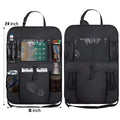 Car Backseat Organizer with Tablet Holder - Multi-Pocket Storage & Seat Protector for Kids/Pets