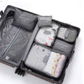 6 Pcs Travel Clothes Storage Bags Set Portable Luggage Organizer Suitcase Pouch Pouch Packing Cube for Shoes Packing Clothes
