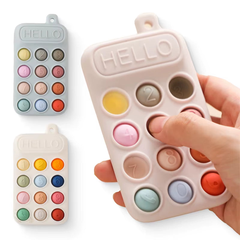 Baby Phone Teether BPA-Free Toy for Teething Relief