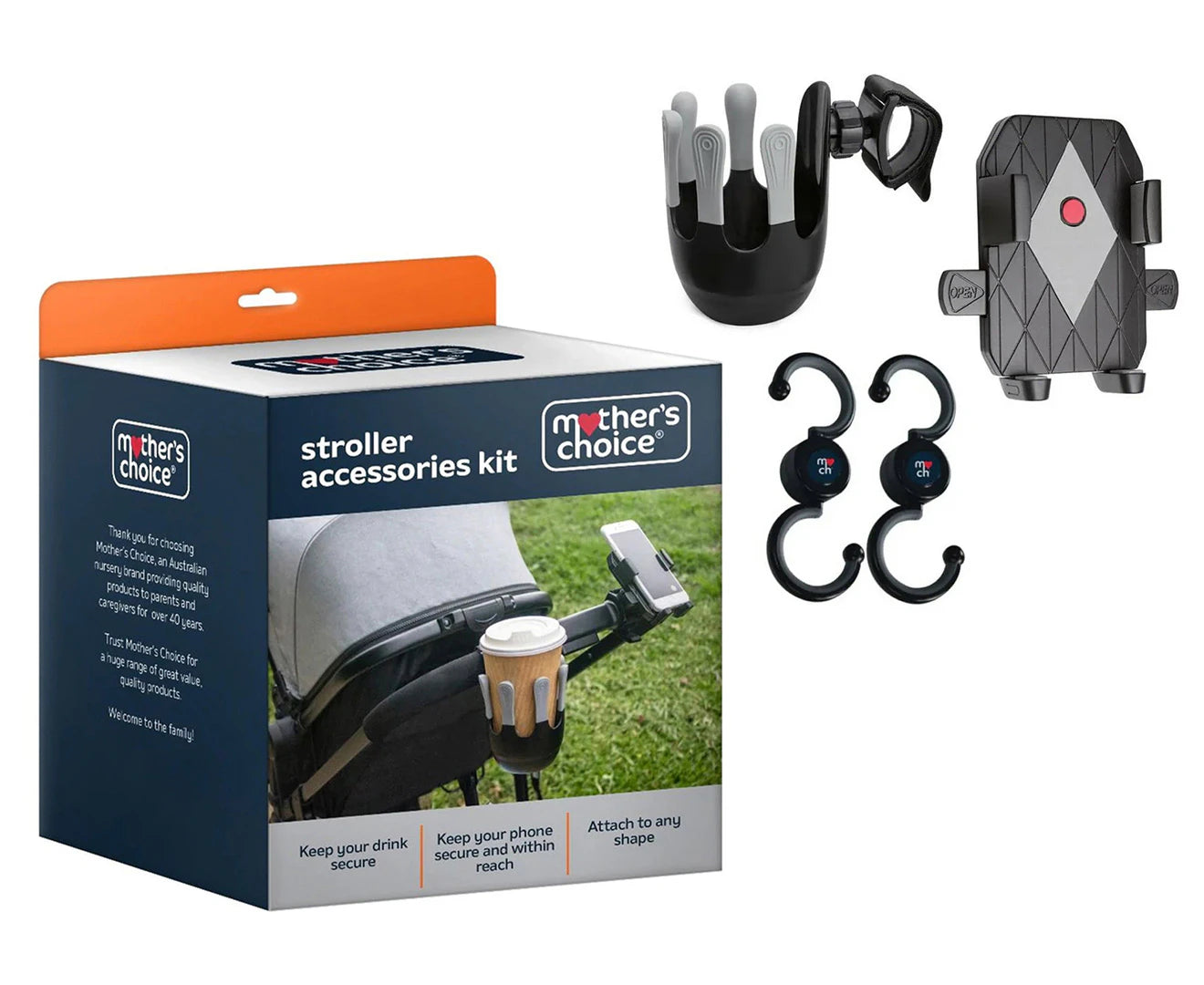 4-Piece Stroller Essentials Kit