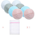 4 Pairs High Quality Reusable Nursing Pads Pregnant Women Skin Friendly Postpartum Washable Breast Pads Breastfeeding Accessory