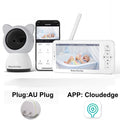 Wireless Baby Monitor 5'' LCD, 1080P, Zoom, Night Vision, Audio