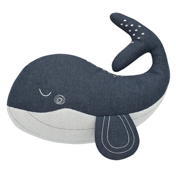 Whale Nursery Crib Cushion