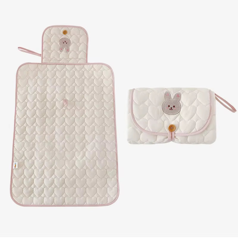 Foldable Baby Diaper Changing Pad Waterproof Newborn Nappy Changing Mat Travel Diaper Change Sheet Bedding Urine Pads Breathable
