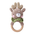 Baby Crochet Animal Rattle Toy, Crib Comfort Doll