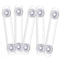 3/5Pcs Multi-Functional Baby Child Safety Lock Drawer Refrigerator Locktransparent Anti-Opening Soft Strap Safety Lock
