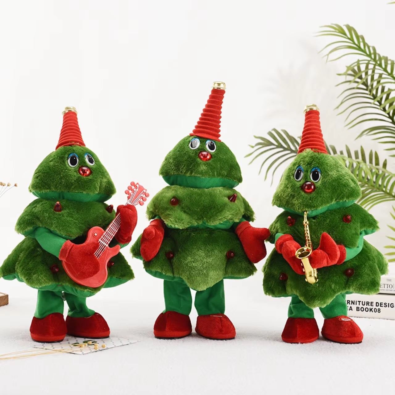 Dancing & Singing Christmas Tree Plush Toy - Fun Holiday Gift